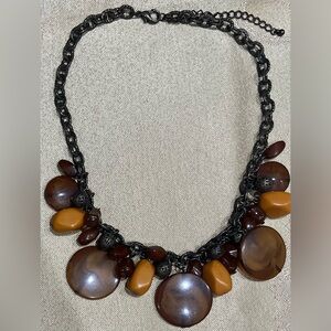 Elegant Brown and Tan Necklace